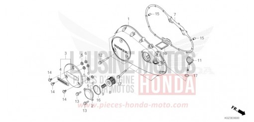 PANNEAU CARTER-MOTEUR D. GB350SS de 2025